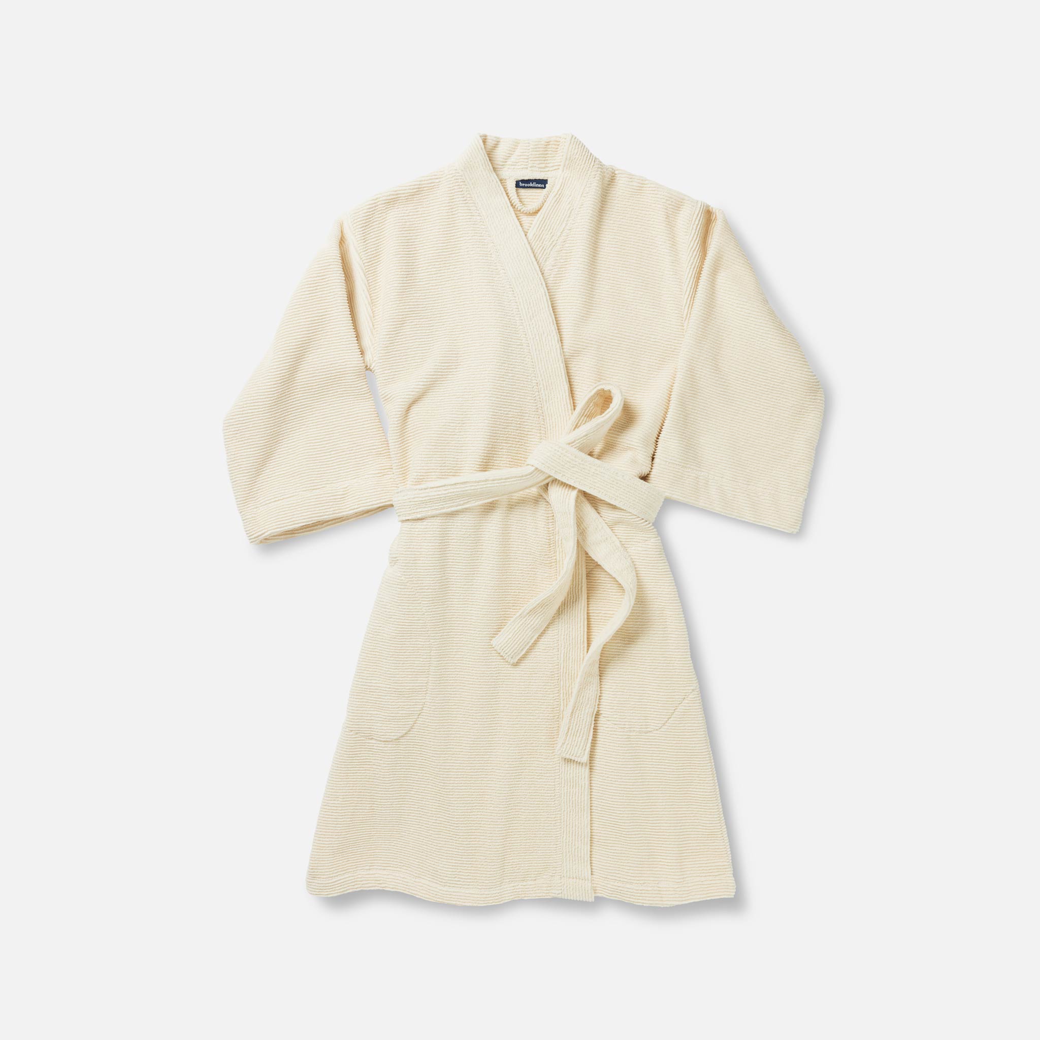 Organic Ribbed Robe - Last Call