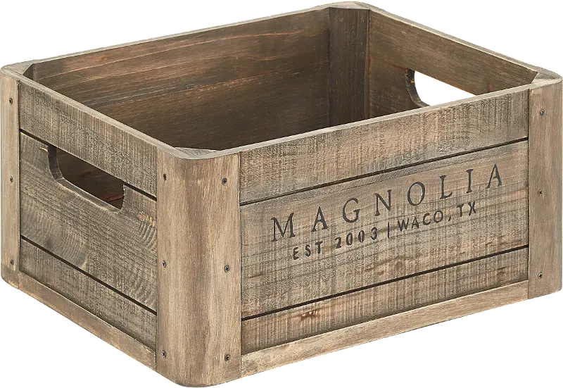 Magnolia Home Furniture Vintage Wooden Crate