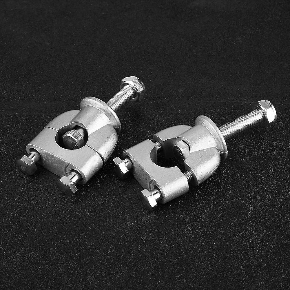 1 Pair Aluminum Alloy Motorbike Mount Riser 22mm Motorcycle Handlebar Fixed Clamps