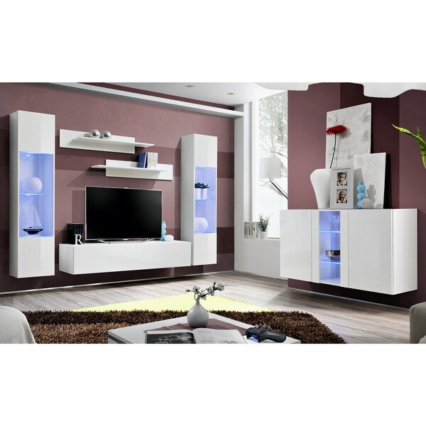 Fly SBI-A3 Wall Mounted Floating Modern Entertainment Center