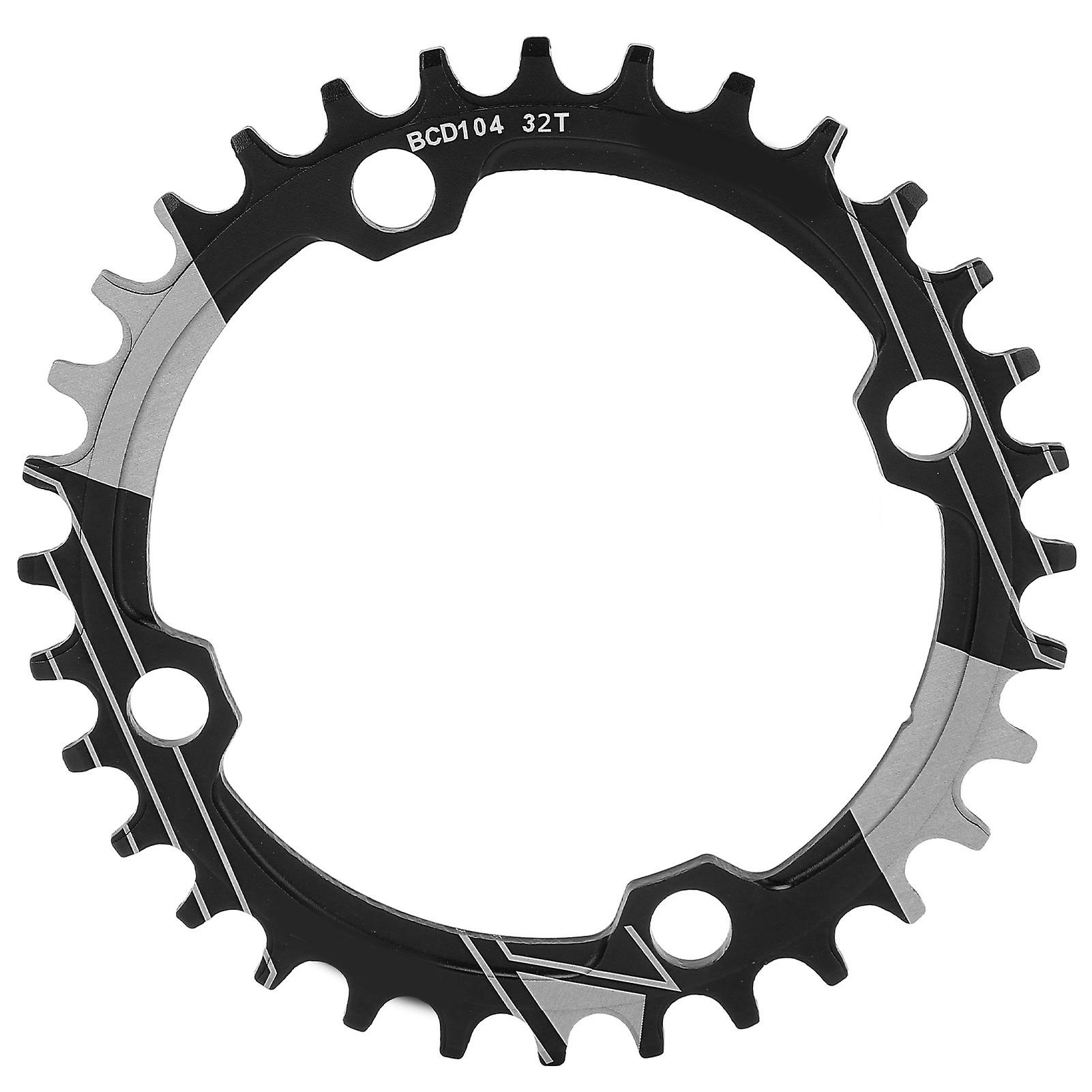 Lebycle 104bcd Round Narrow Wide Chainring Mtb Bicycle 32t Crankset Tooth Plate Partsblack