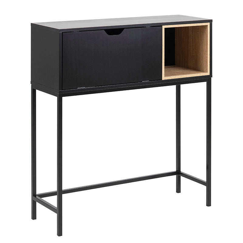 BATLEY Study Desk Console 91.5cm - Black & Natural