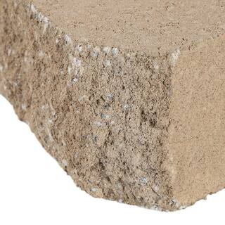 Pavestone 3 in. H x 10 in. W x 5.87 in. D Buff Concrete Retaining Wall Block (280-Piece58.4 sq. ft.Pallet) 80704