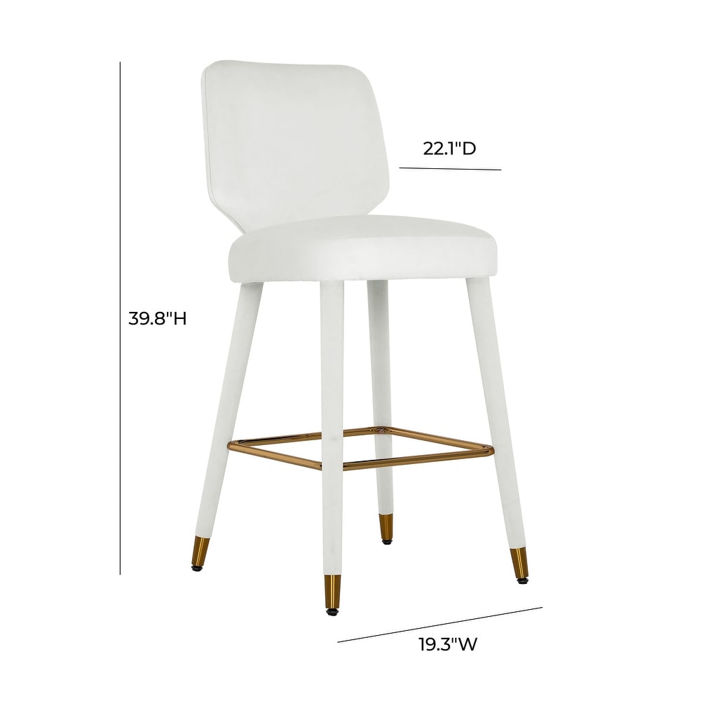 Athena Velvet Bar Stool