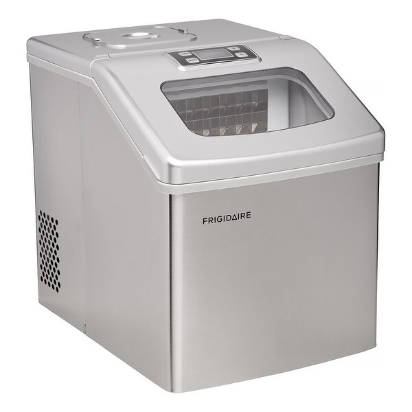 40-Pound Freestanding Ice Maker - stainlesssteel