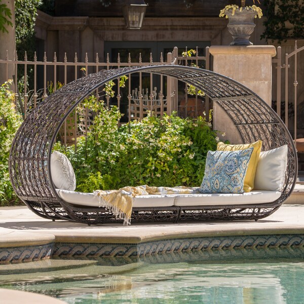 Boca Grande Outdoor Daybed by Christopher Knight Home