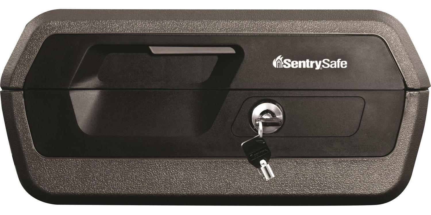 SentrySafe CHW30200 Fire-Resistant and Water-Resistant Box Safe with Tubular Key Lock， 0.36 cu. ft.