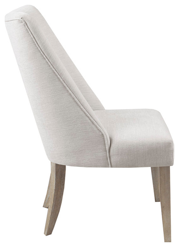 Martha Stewart Winfield Upholstered Farmhouse Dining Chair   Farmhouse   Dining Chairs   by Olliix  Houzz