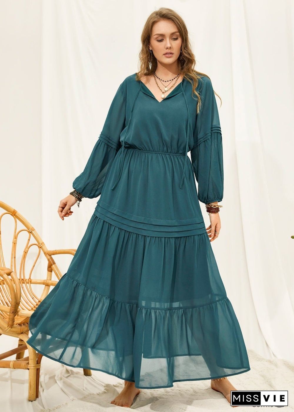 Boho Plus Size Giselle Maxi Dress For Women