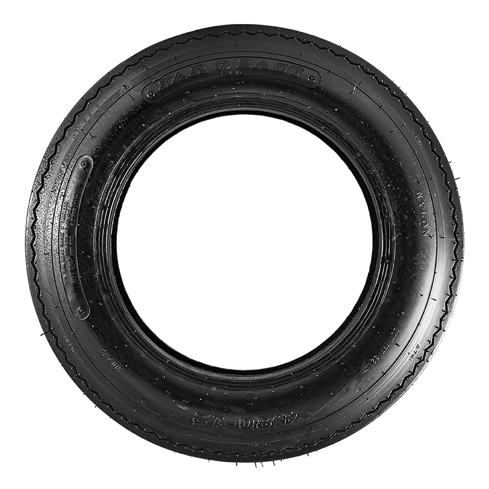 Albott Set of 2 4.80-12 Bias Trailer Tires 6PR 480-12 4.80x12 Hightway Boat Motorcycle Tires， Load Range C