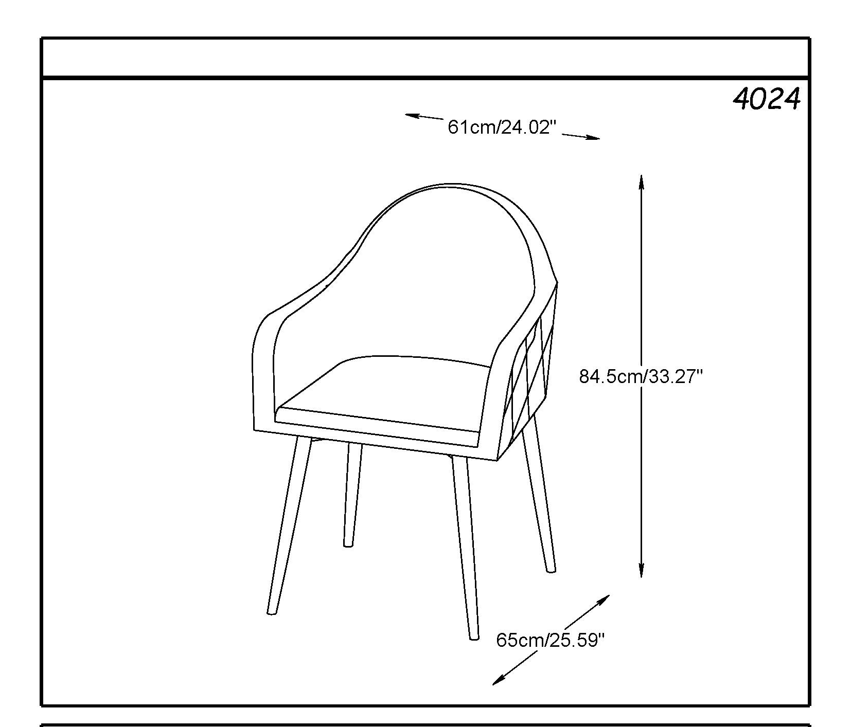 MINTO Arm Chair - Grey