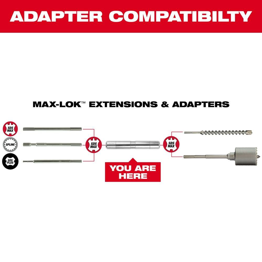 Milwaukee Max-Lok Connection Adapter 48-20-6950 from Milwaukee