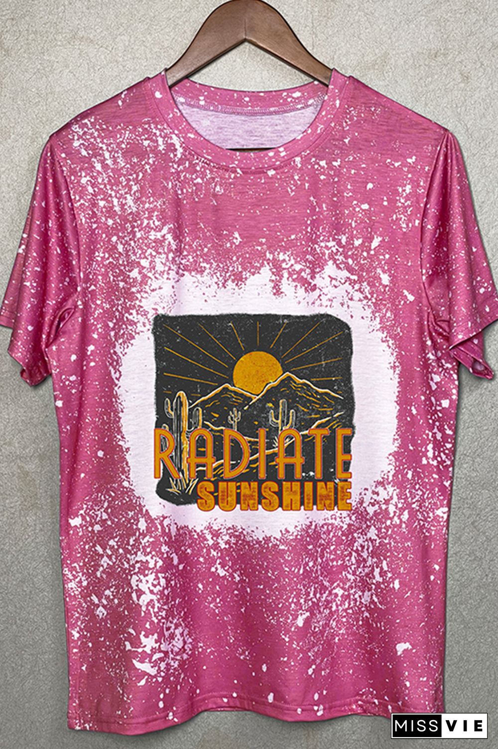 Radiate Sunshine Cactus Desert Print Tee Wholesale