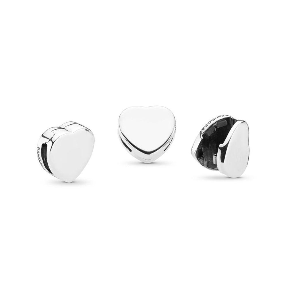 PANDORA  REFLEXIONS Heart Clip