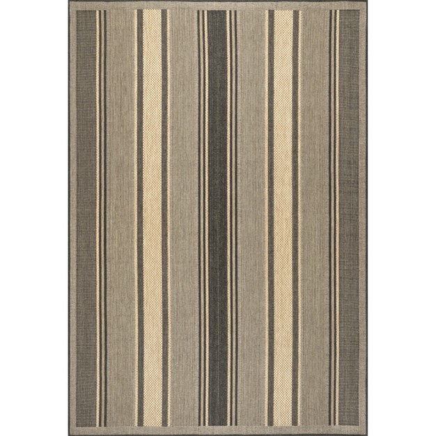 Nuloom Piper Nautical Striped Indoor And Outdoor Patio Area Rug