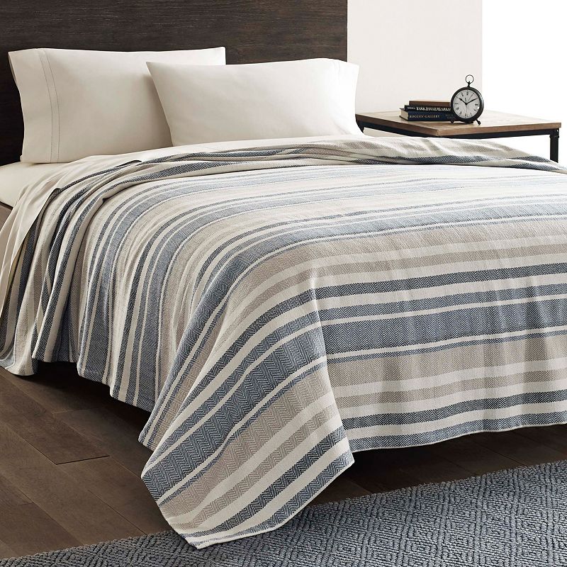 Eddie Bauer Herringbone Stripe Blanket