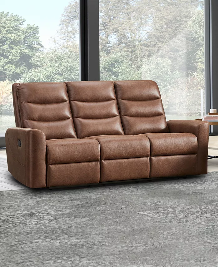 Abbyson Living Bentley 70.5 Polyester Manual Reclining Sofa