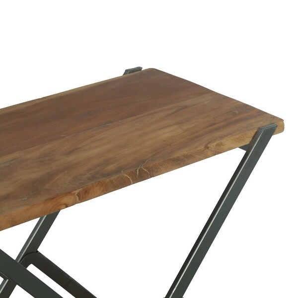 Oxbow Modern Industrial Handcrafted Wood Side Table by Christopher Knight Home - 26.00