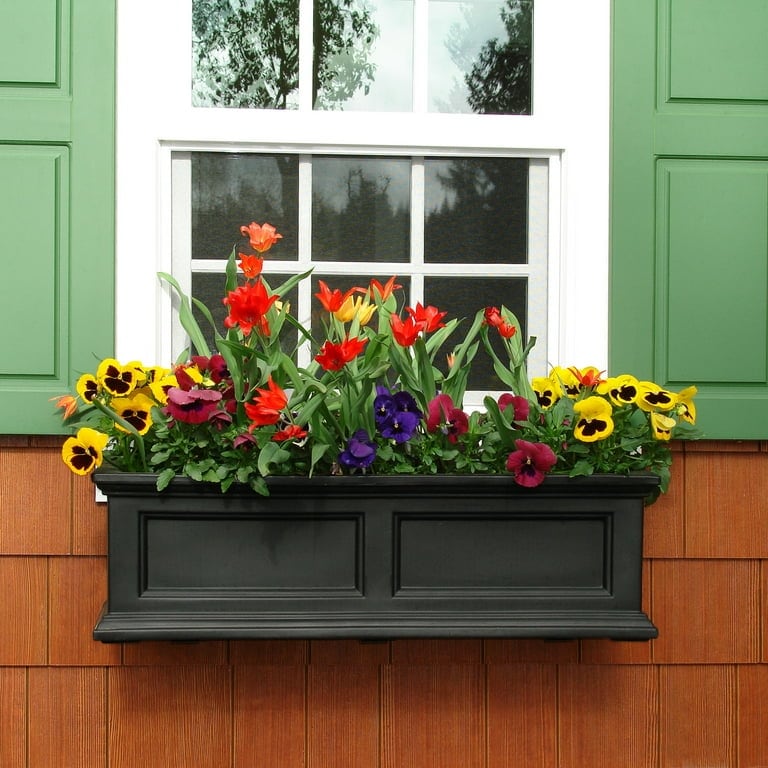 36 Inch Rectangle Polyethylene Window Box