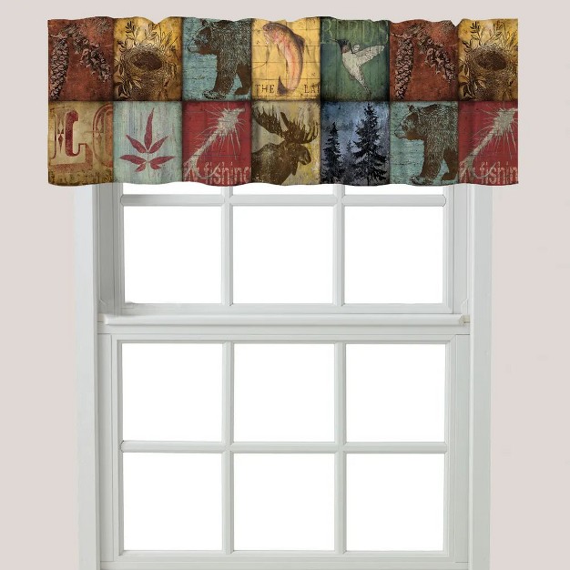 Laural Home Lodge Patch Window Valance