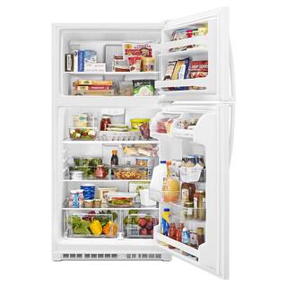 Whirlpool 20 cu. ft. Top Freezer Refrigerator in White WRT311FZDW