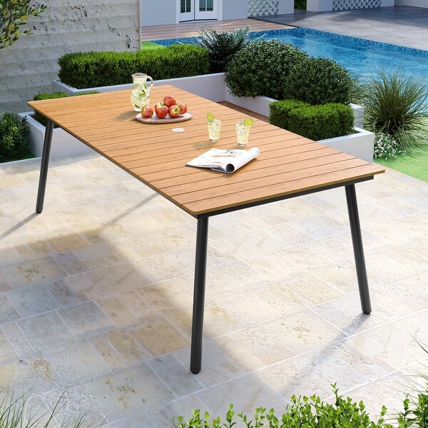 VredHom Outdoor Patio Aluminum Dining Table