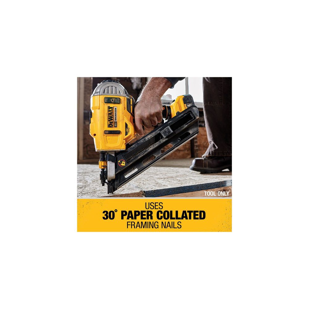 DEWALT 20 V MAX XR Brushless Dual Speed Nailer (Tool Only) DCN692B from DEWALT