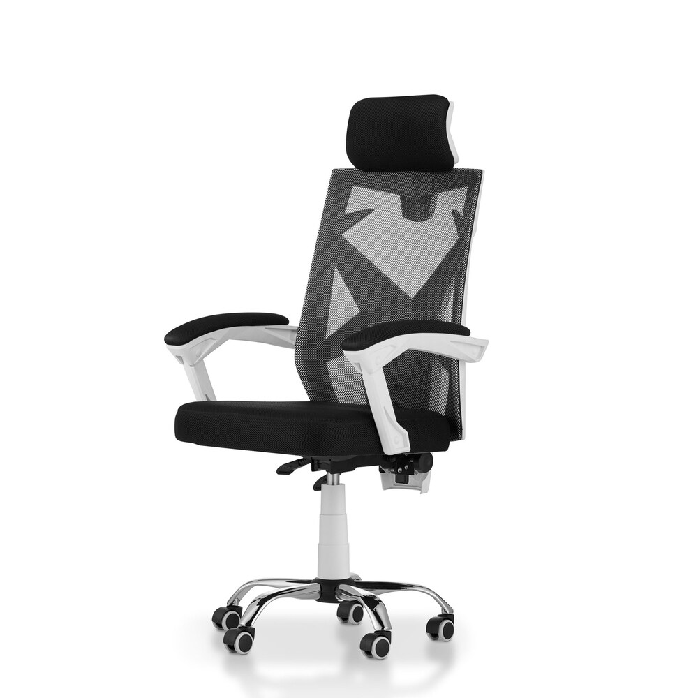 Gost Contemporary White Height Adjustable Desk Chair by Furniture of America