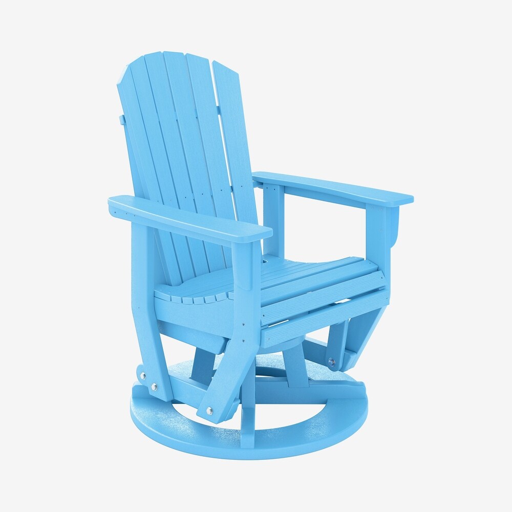 Ocean View HDPE Swivel Glider Chair