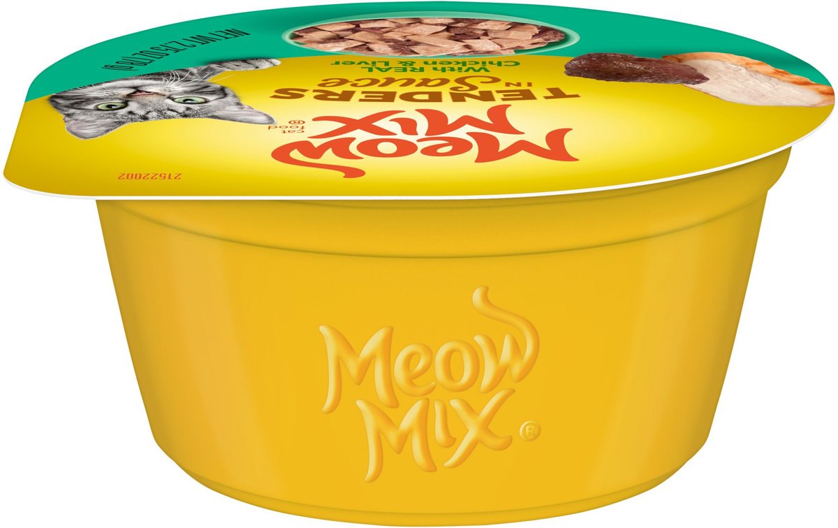 Meow Mix Tenders in Sauce With Real Chicken and Liver Wet Cat Food