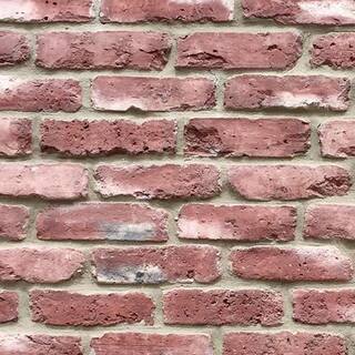 Koni Brick Old Chicago Vino 8.20 in. x 2.50 in. Thin Brick 10.76 sq. ft. Flats Manufactured Stone Siding KBFT-463VNN