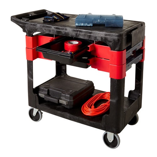 Rubbermaid FG618000BLA Trades Cart