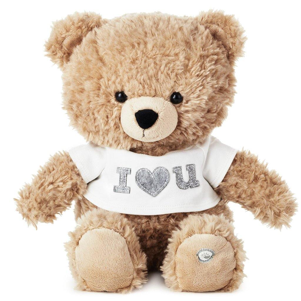 Hallmark  I Love You Bear Singing Stuffed Animal With Motion, 11