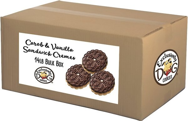 Exclusively Dog Carob and Vanilla Duplex Sandwich Cremes Dog Treats