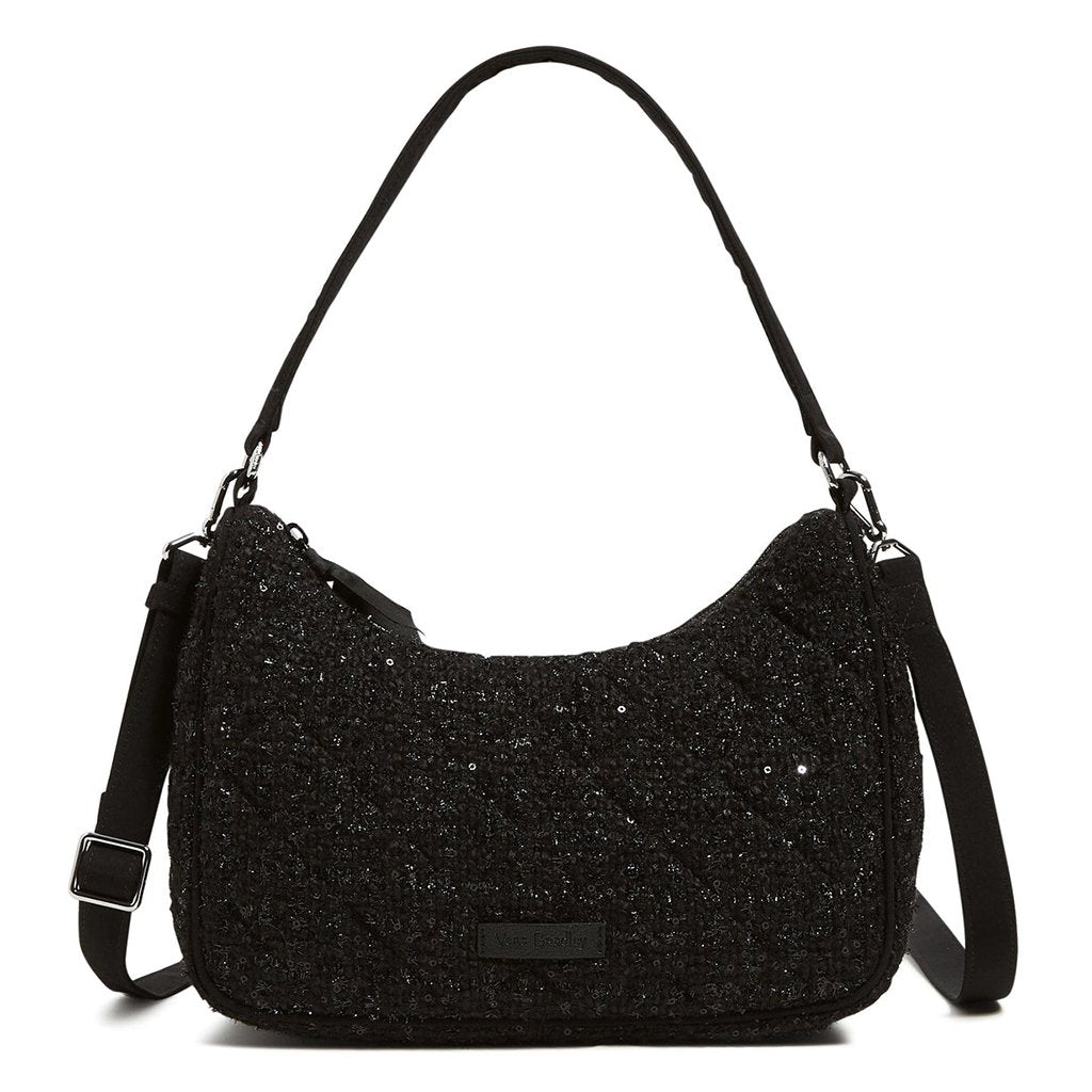 Vera Bradley  Frannie Crescent Crossbody Bag in Black