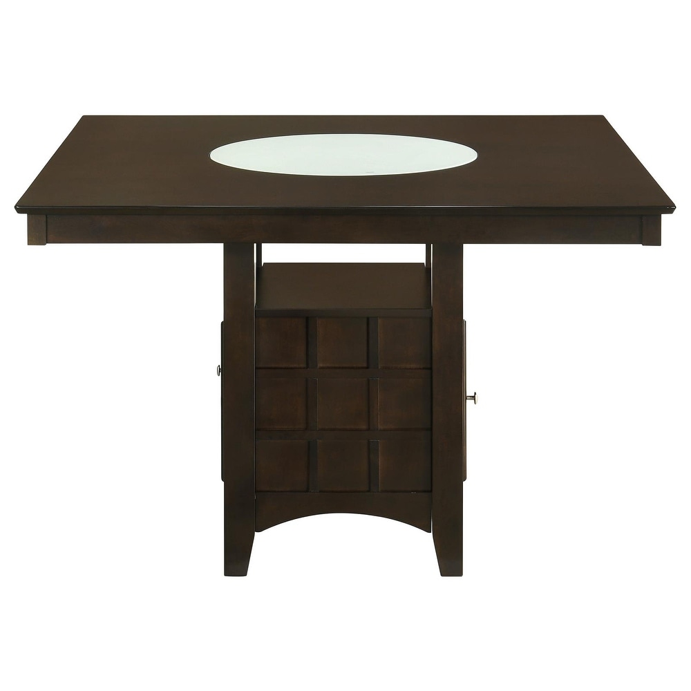 Coaster Furniture Clanton Square Counter Height Dining Set Cappuccino