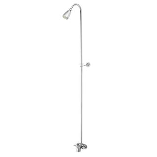 Kingston Brass Vintage 2-Handle Tub and Shower Faucet in Polished Chrome HCC3121