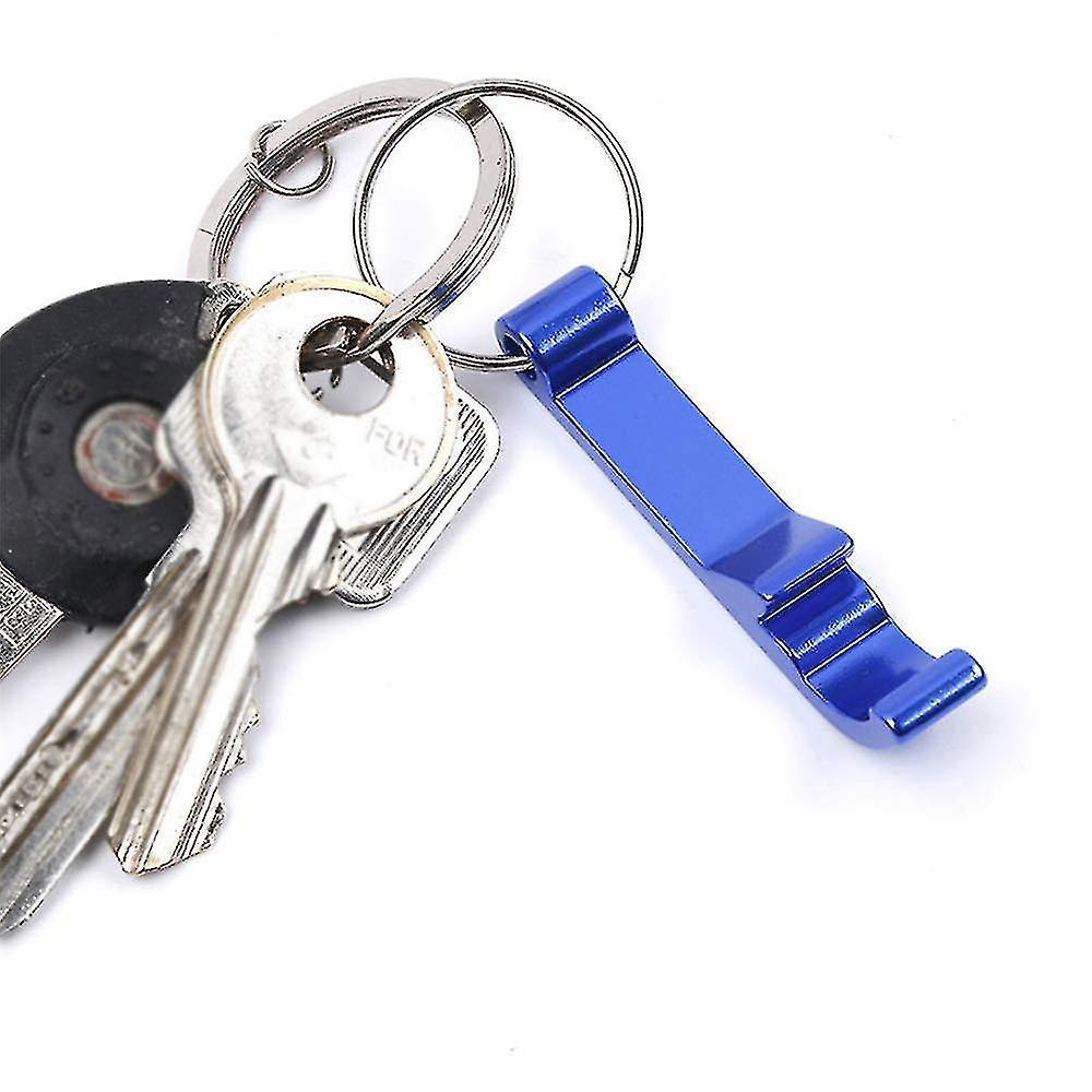 8pcs Beer Bottle Opener Keychain Classic Mini Bottle Openers Keys