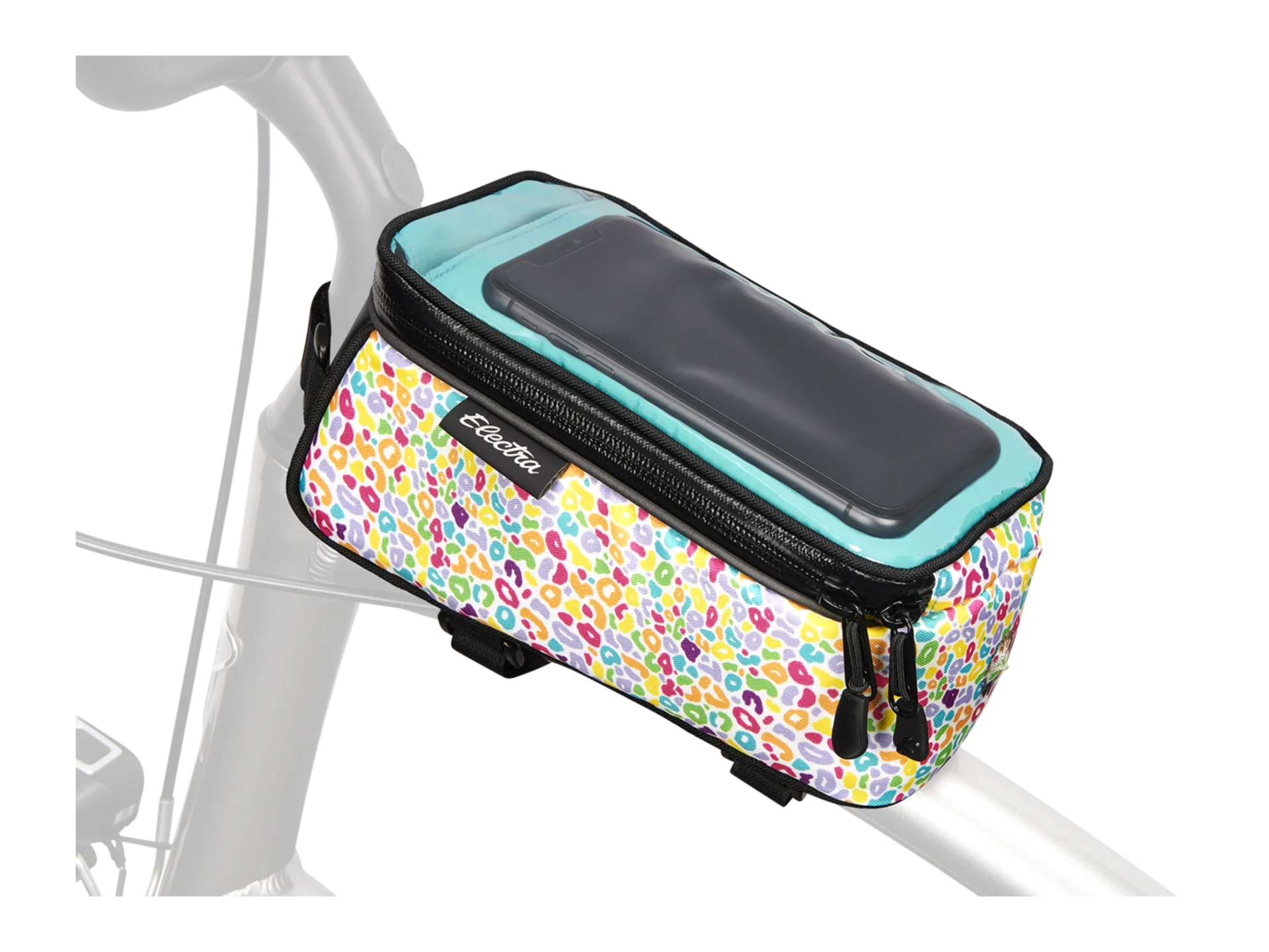 Electra Phone Frame Bag - Leopard Multi