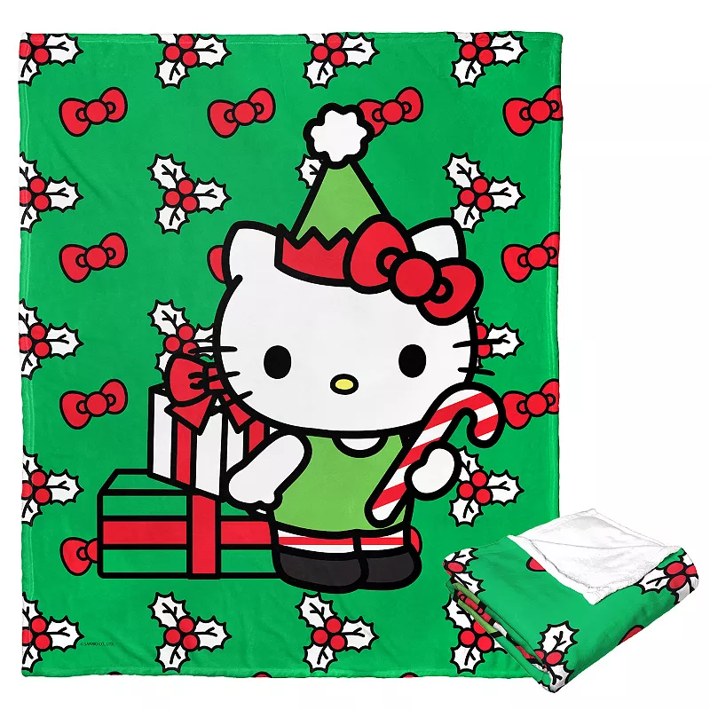 Hello Kitty， Good Or Bad Silk Touch Throw Blanket