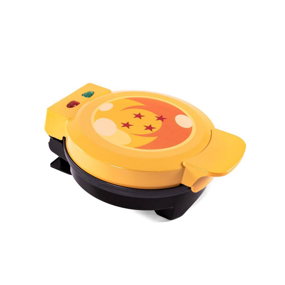 Uncanny Brands 900-Watt Dragon Ball Z Dragon Ball Yellow American Waffle Maker WM1-DBZ-DB1