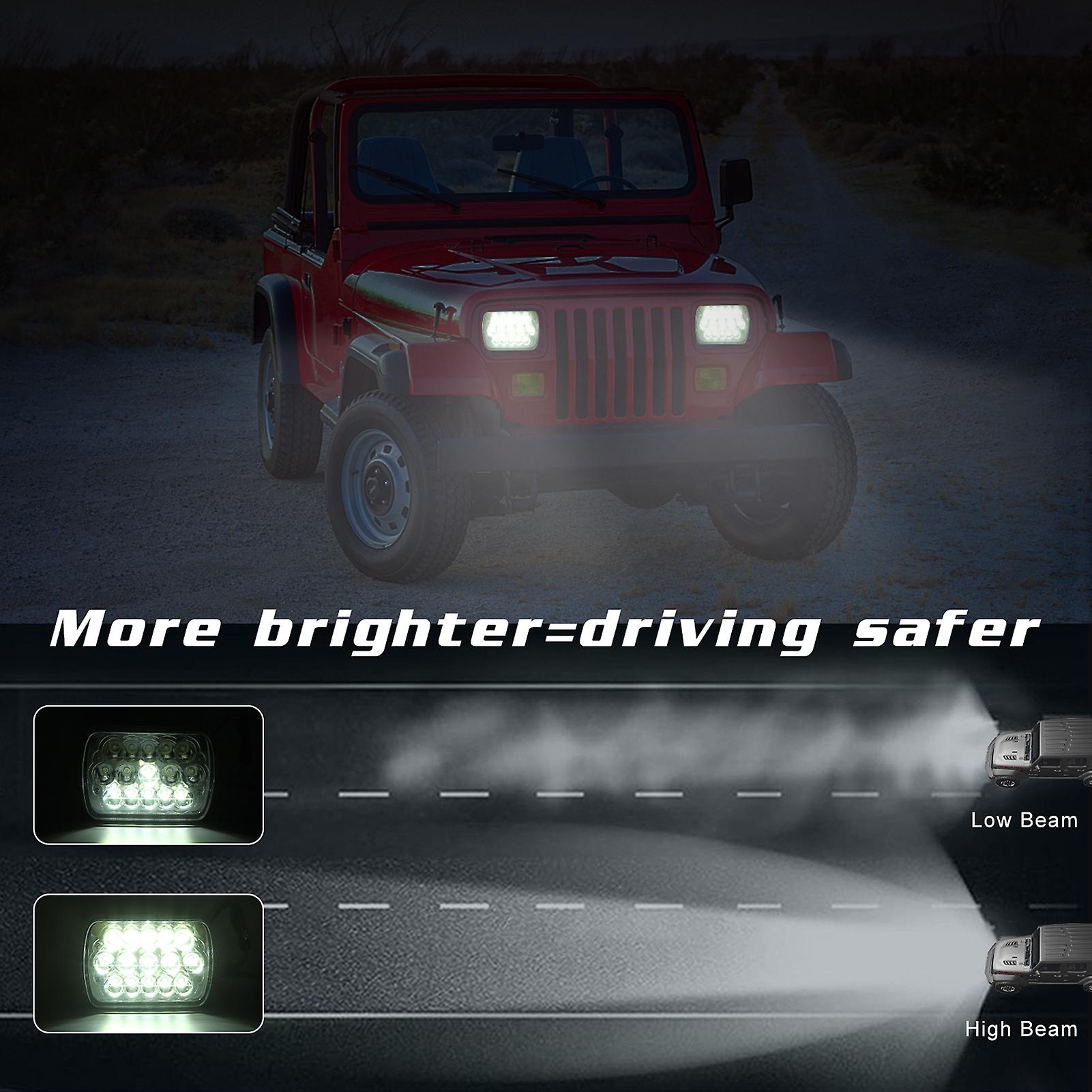 7 Inch 300w Led Light Bar Led Work Light Spot Flood Combo Led Bar Off Road Lights Driving Lights Led Fog Light Black