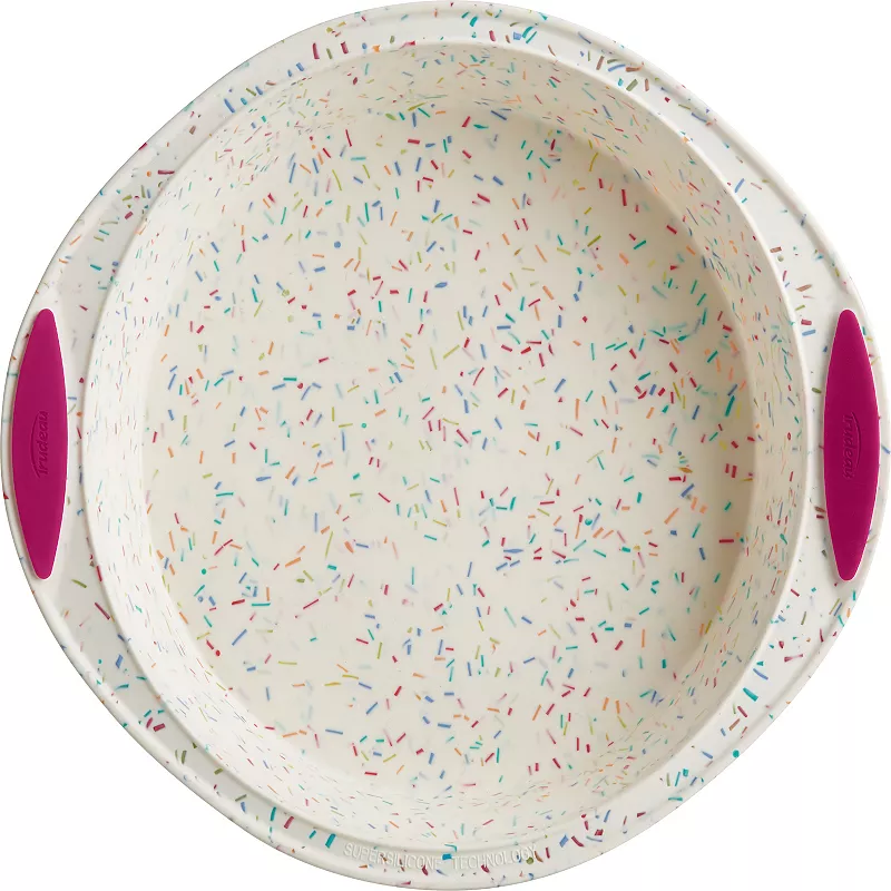 Trudeau Confetti 9-in. Round Cake Pan