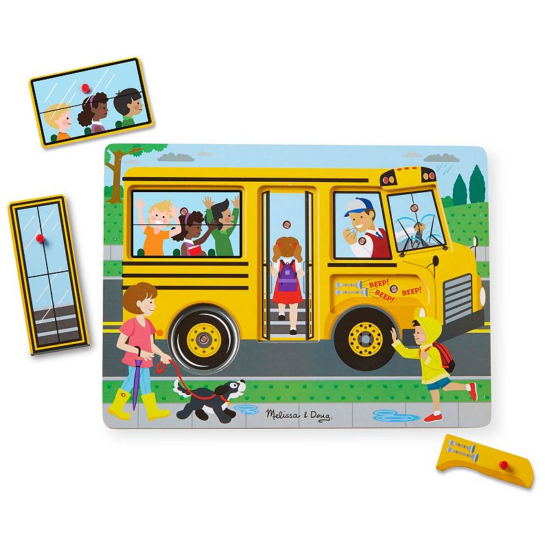 Melissa and Doug The Wheels on the Bus Sound Puzzle