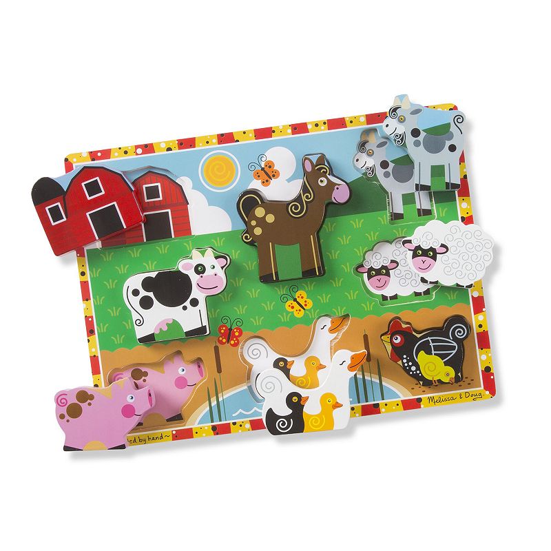 Melissa and Doug Farm Chunky Puzzle