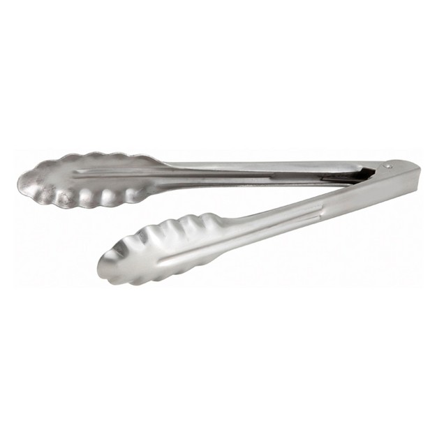 Winco Utility Tongs Stainless Steel Extra Heavyweight