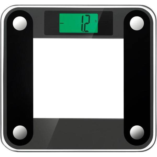 Ozeri Precision II Digital Bathroom Scale with Widescreen Blue Backlit Xbright LCD and Step on Activation ZB14-B