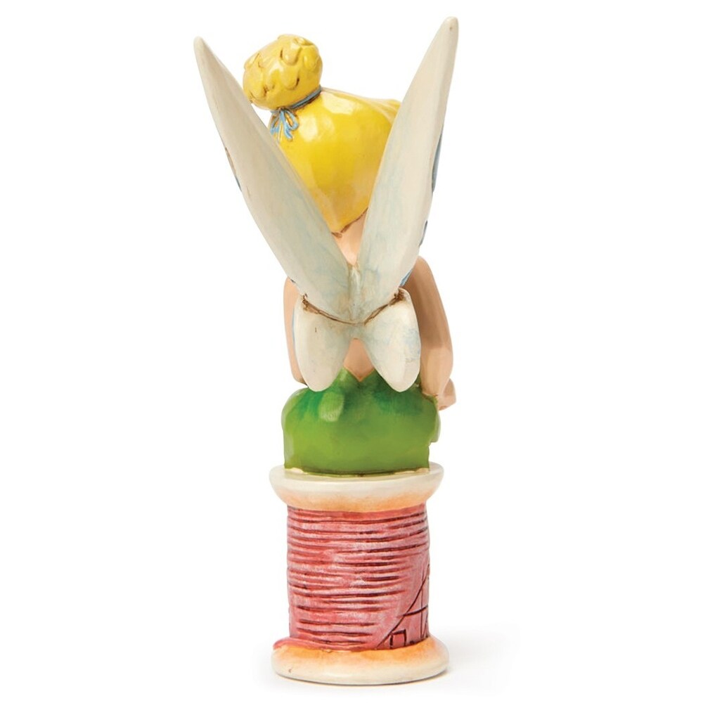 Curata Crafty Tink Tinker Bell on Spool Figurine