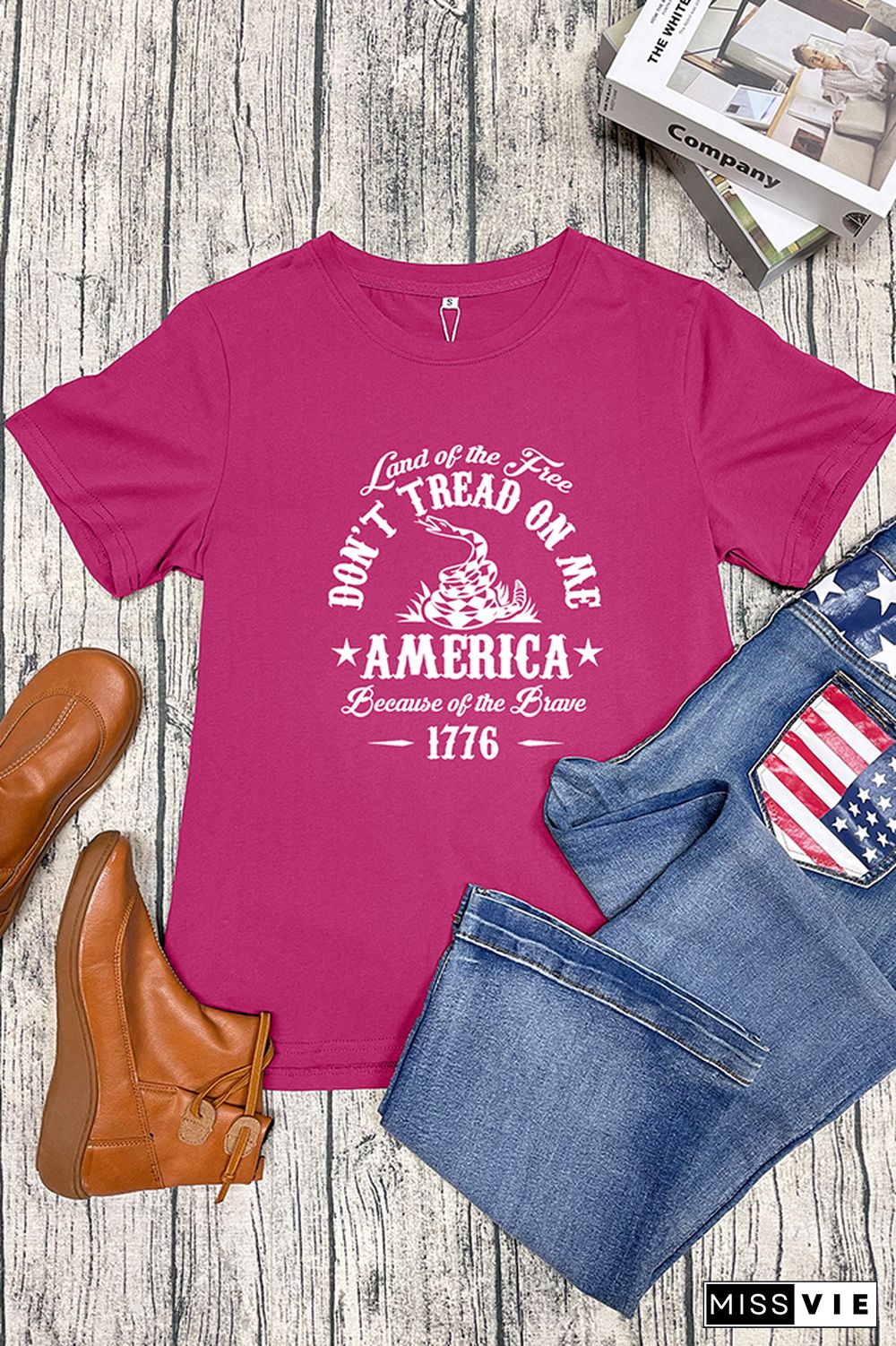 Dont' Tread On Me Graphic T-Shirt Wholesale