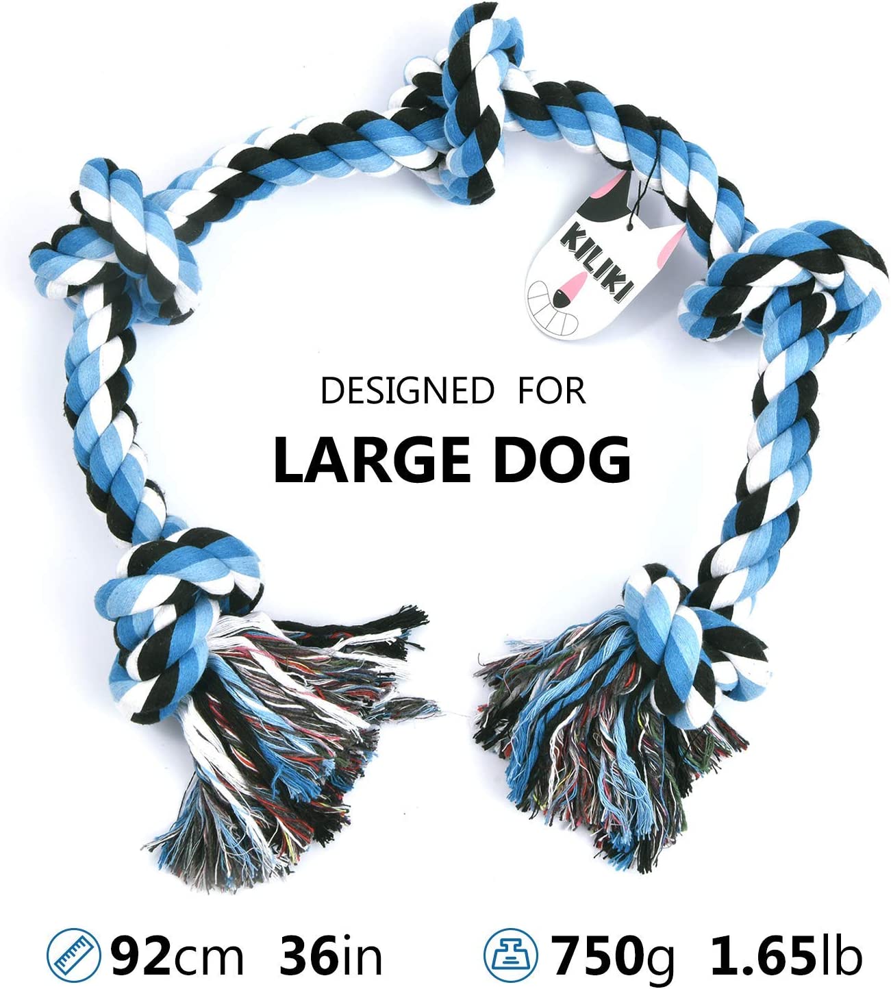 Dog Toys for Aggressive Chewers，Large Dog Toys，Indestructible Tough Interactive Dog Chew Toys，Dogs-Teeth Cleaning Chews for Large/Medium Breeds